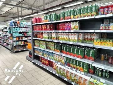 Фейк врага о дефиците продуктов в Херсонской области: опровергаем ложь