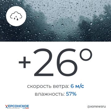 Дождливая погода будет в Херсонской области в субботу