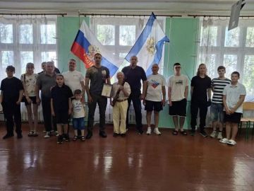 В Скадовске состоялись соревнования по стрельбе среди кадет и юнармейцев