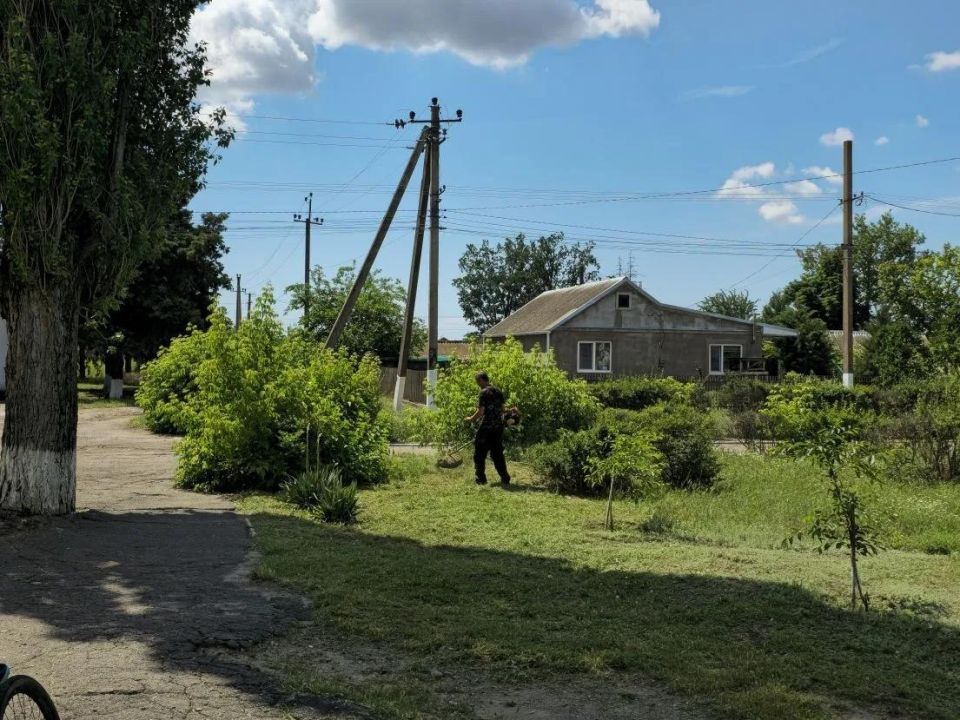 Александр Дудка: В селе Скадовского округа навели чистоту и порядок Александр Дудка: В селе Скадовского округа навели чистоту и порядок