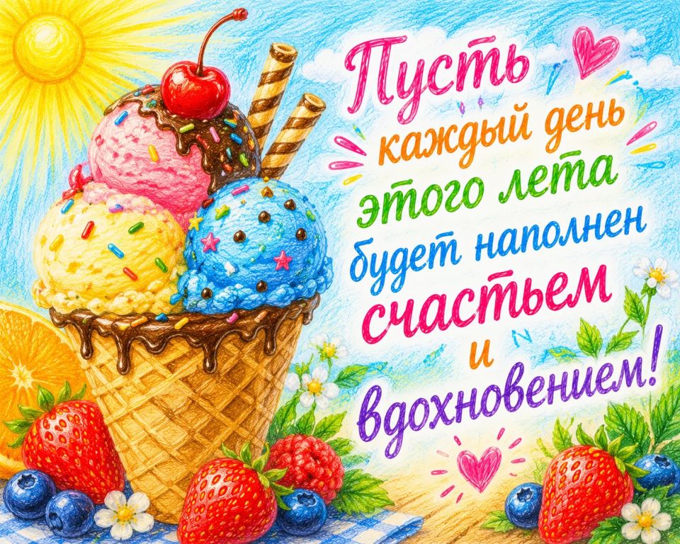 Пожелания на это лето для Первых! Пожелания на это лето для Первых!
