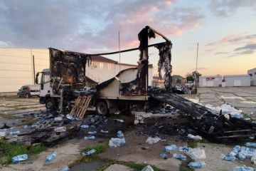 В Херсонской области ударами ВСУ повреждены газопроводы и сожжены грузовики