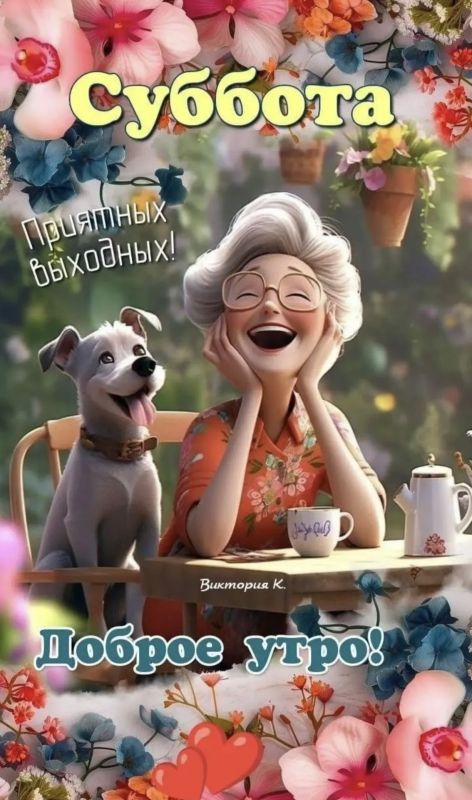 Пусть утро субботы подарит вам свет