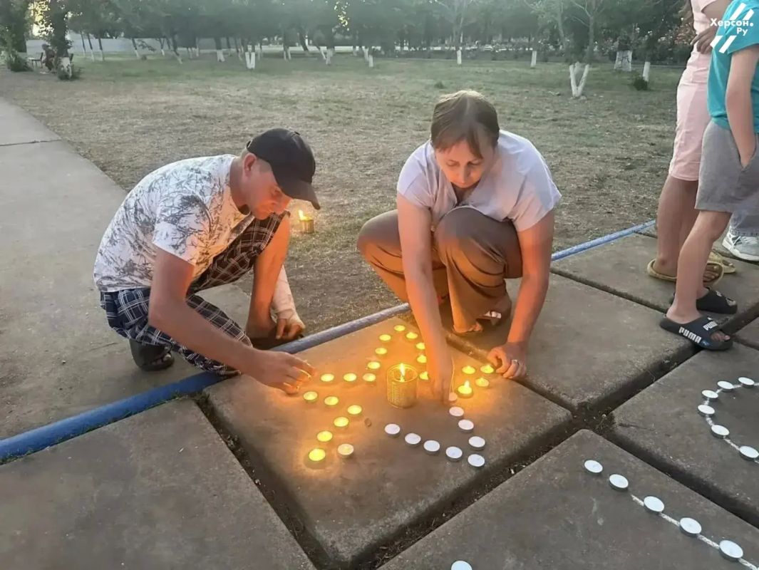 Село Вольное зажгло 200 свечей памяти Село Вольное зажгло 200 свечей памяти