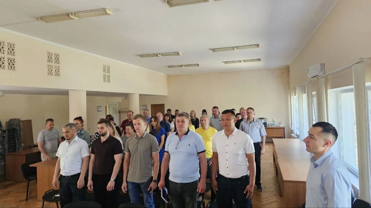 Всероссийская минута молчания в Скадовском округе Всероссийская минута молчания в Скадовском округе