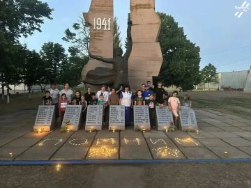 Село Вольное зажгло 200 свечей памяти