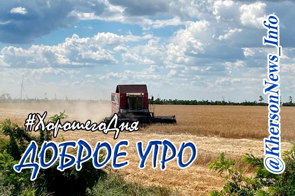Доброе утро, друзья!. Всех с началом нового трудового дня и рабочей недели в наше непростое - фронтовое лето 2026 года