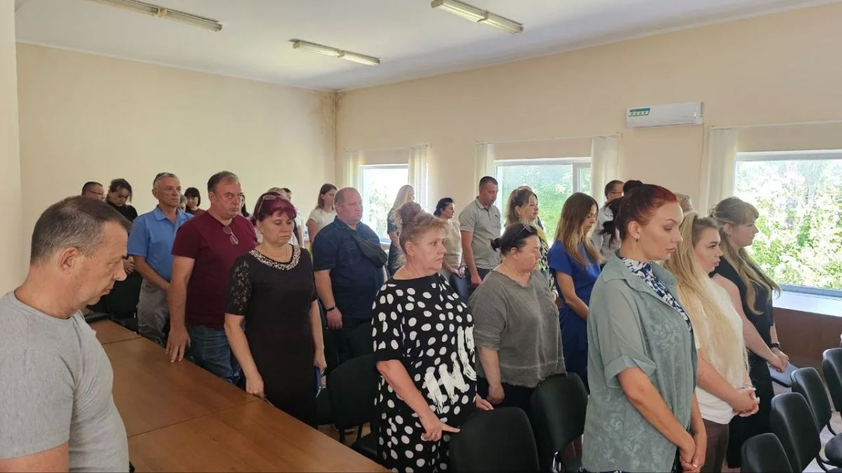 Всероссийская минута молчания в Скадовском округе Всероссийская минута молчания в Скадовском округе