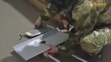 Расчет БпЛА "Supercam S350" группировки войск "Днепр" скорректировал огонь артиллерии, уничтожившей пункт управления дронами ВСУ на Херсонском направлении