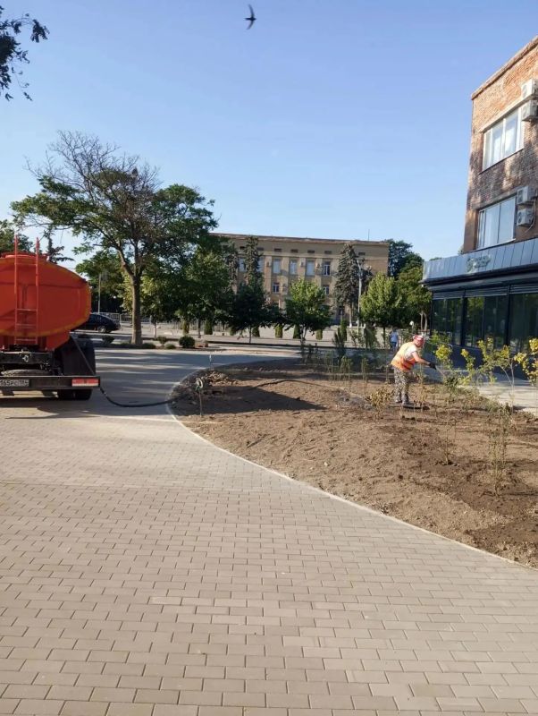 Работы по благоустройству населенных пунктов Генического округа: итоги 23 июня