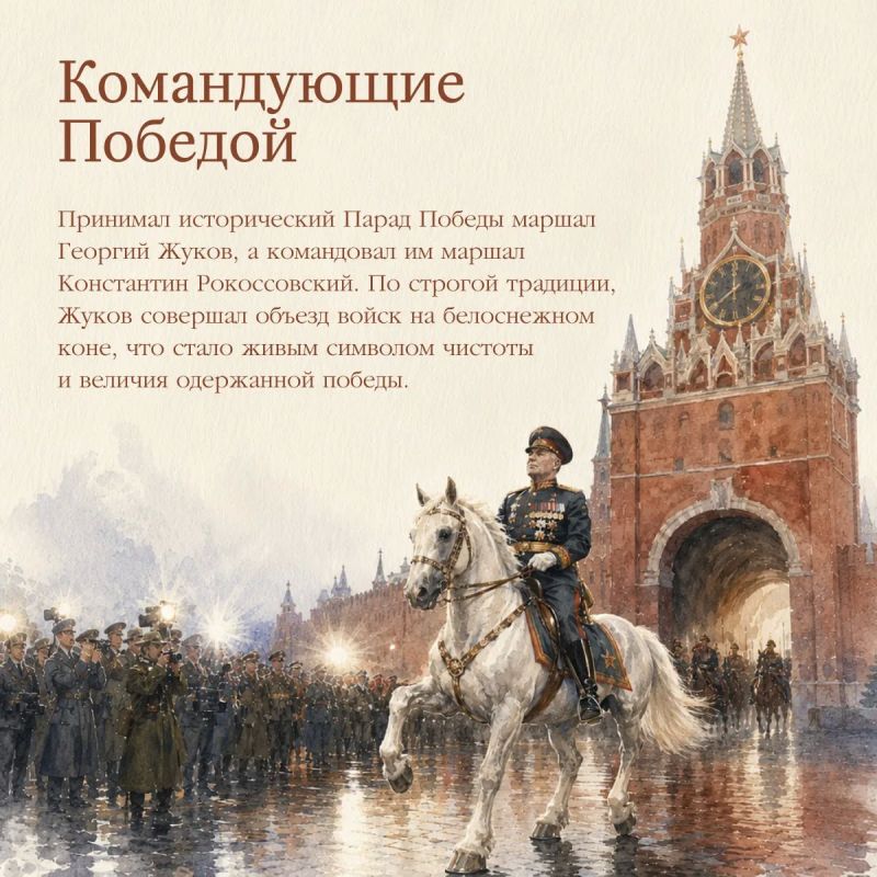 24 июня 1945 года Красная площадь стала местом, где история сказала главное: Победа 24 июня 1945 года Красная площадь стала местом, где история сказала главное: Победа
