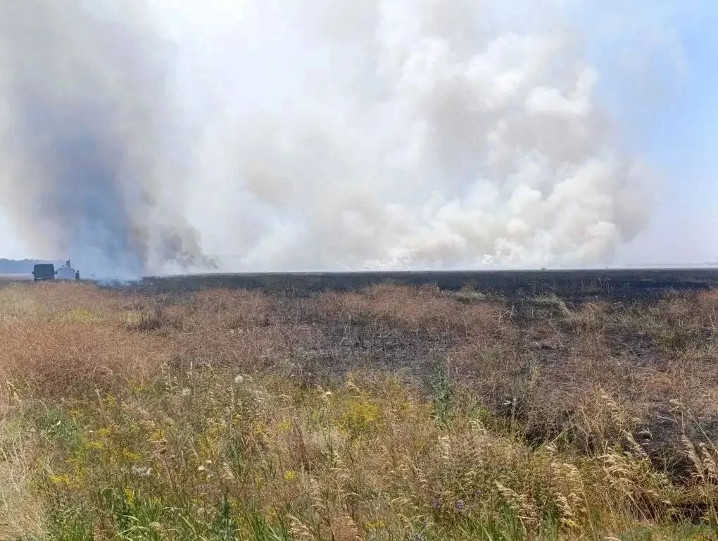 В заповеднике "Аскания-Нова" тушат пять пожаров от атак дронов ВСУ
