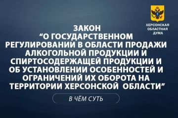 Объясняем суть за 1 минуту: регулирование розничной продажи алкоголя в Херсонской области