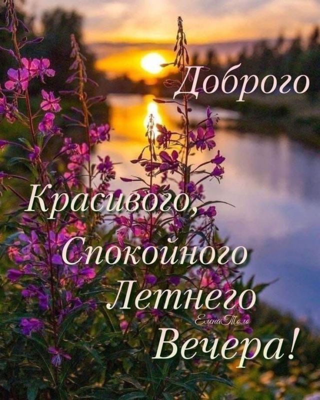 Всем мирного вечер, друзья!