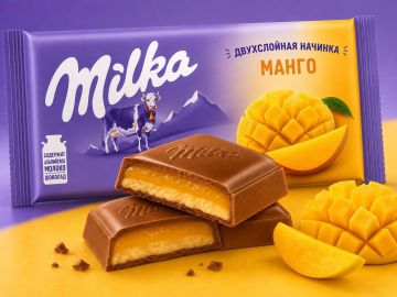 Милку со вкусом манго завезут в Россию