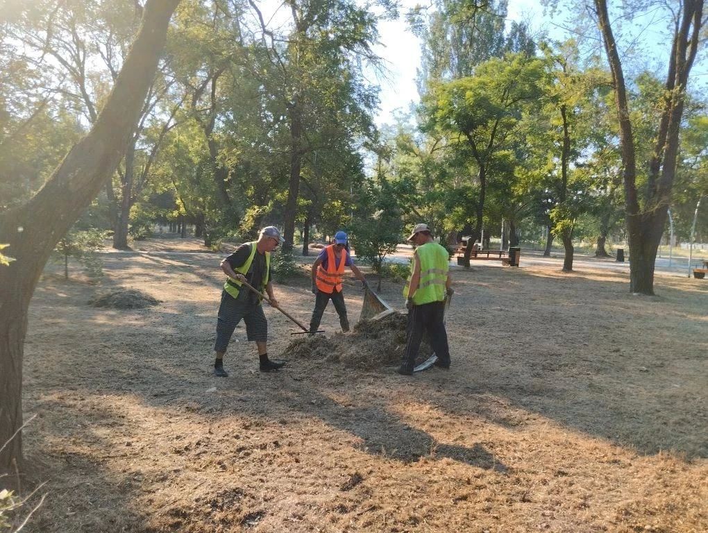 В Скадовске продолжаются плановые работы по благоустройству городских территорий В Скадовске продолжаются плановые работы по благоустройству городских территорий