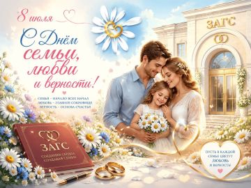 С Днём семьи, любви и верности!