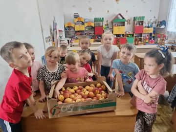 По инициативе главы Великолепетихского муниципального округа Ольги Барановской в детский сад «Растишка» была передана партия свежих фруктов