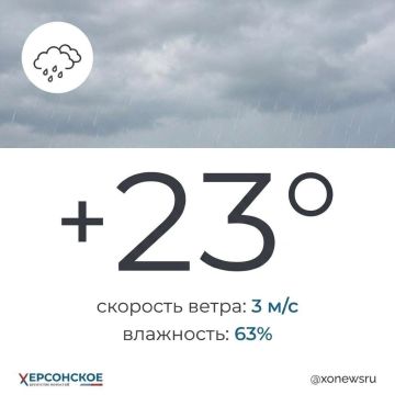 Дождь, пасмурная с прояснениями погода ожидается в Херсонской области в пятницу