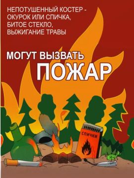 Сухая растительность в летний период: соблюдайте правила пожарной безопасности