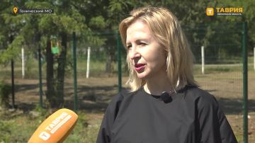Народный контроль "Единой России" осмотрел новый физкультурно-оздоровительный комплекс открытого типа, построенный в Геническом округе