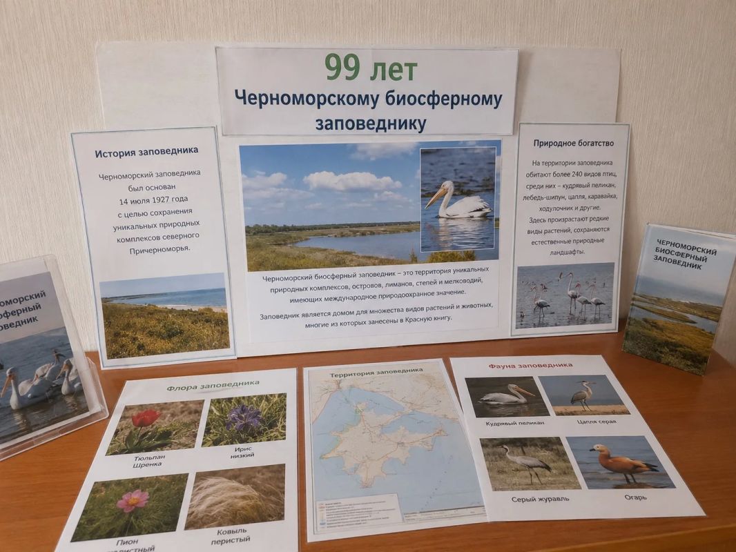 В Горностаевском муниципальном округе подготовили экологический обзор, посвящённый 99-летию Черноморского биосферного заповедника В Горностаевском муниципальном округе подготовили экологический обзор, посвящённый 99-летию Черноморского биосферного заповедника