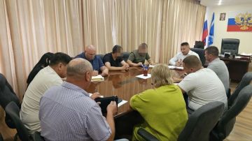 Рабочее совещание с начальниками территориальных управлений в администрации Скадовского округа