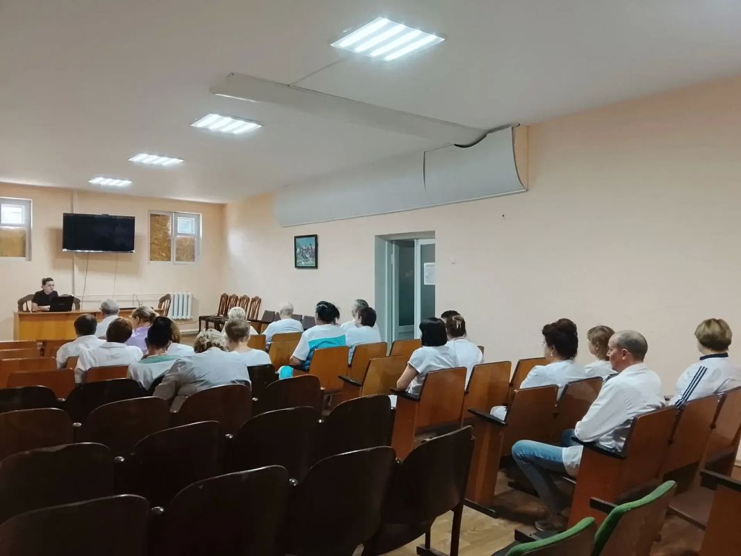 В Каховской ЦРБ состоялась лекция по профилактике туляремии В Каховской ЦРБ состоялась лекция по профилактике туляремии
