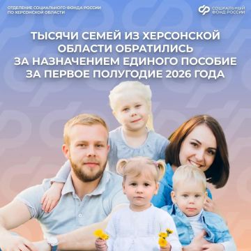 Свыше 12,3 тысячи семей из Херсонской области обратились за назначением единого пособия с начала года