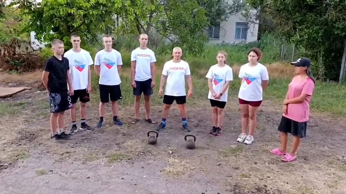 Сила и память: гиревая эстафета в селе Красном ко Дню Полтавской победы