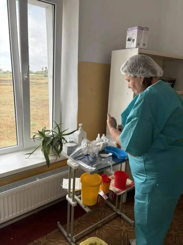 Выезд медицинской бригады Каланчакской ЦРБ Выезд медицинской бригады Каланчакской ЦРБ