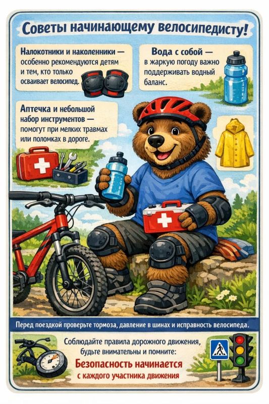 Лето — время для велопрогулок позаботиться о своей защите Лето — время для велопрогулок позаботиться о своей защите