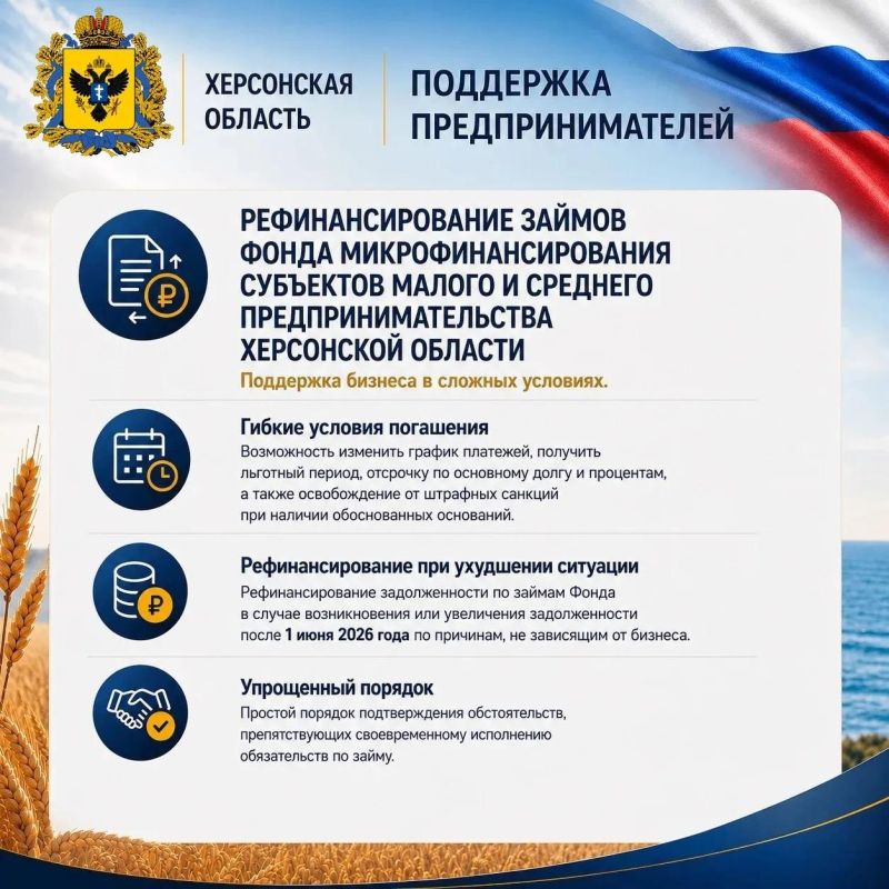 Бизнесу Херсонской области помогут адаптироваться: новые меры поддержки Бизнесу Херсонской области помогут адаптироваться: новые меры поддержки