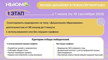МЕДИАКЛАСС В ТАСС 5.0. Мечтаете попасть в команду лучшего информационного агентства? Этот момент настал! Запускаем долгожданный конкурс сразу по 5 крутым направлениям: работа в кадре;
