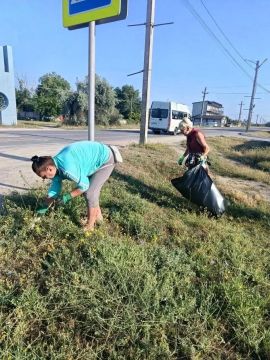Работы по благоустройству продолжаются