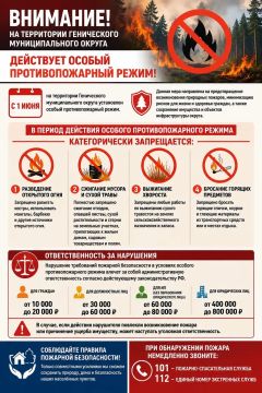 ВНИМАНИЕ! На территории Генического муниципального округа действует особый противопожарный режим!