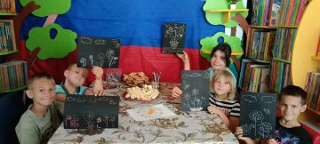 Арт-мастерская «Граттаж — нетрадиционная техника рисования» прошла в Красноподольской библиотеке