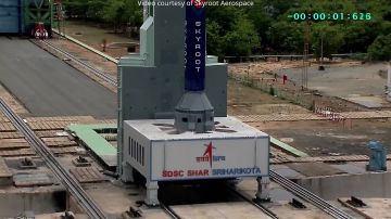 Индия впервые успешно запустила частную ракету в космос
