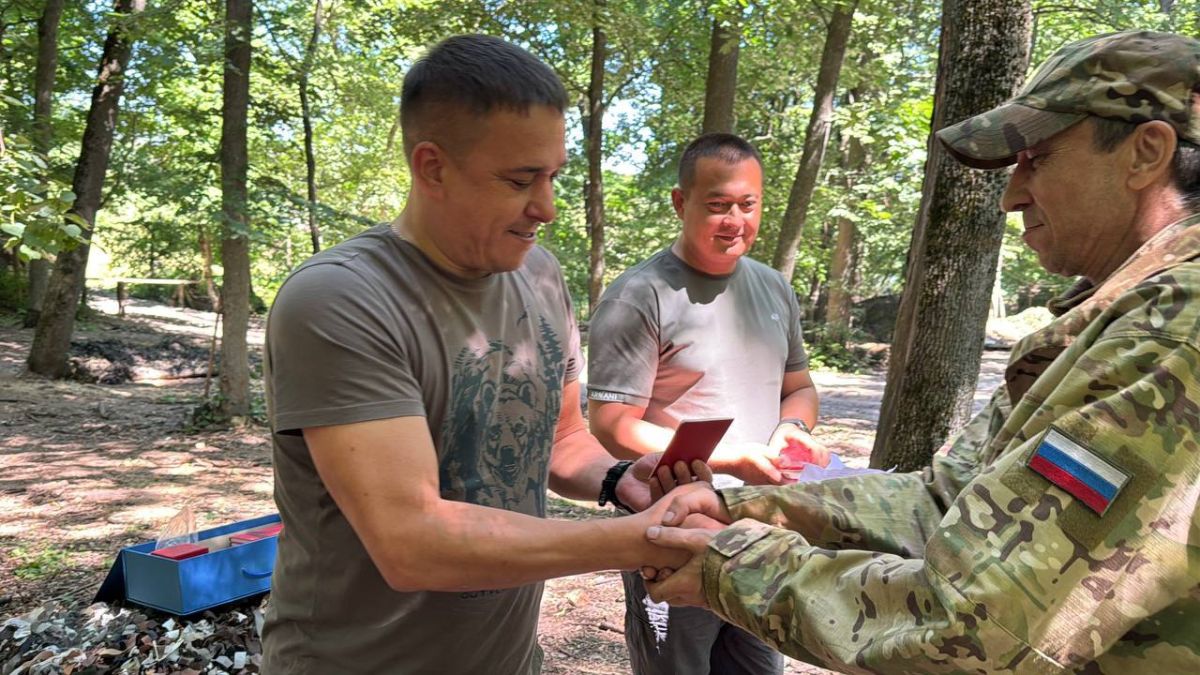 На курско-белогородском направлении навестили бойцов Добровольческой бригады «Ветераны» На курско-белогородском направлении навестили бойцов Добровольческой бригады «Ветераны»