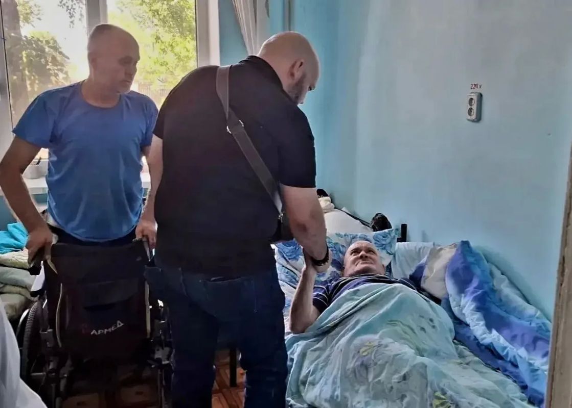 Сергей Георгиев: Продолжаем работу в Чаплинском гериатрическом пансионате Сергей Георгиев: Продолжаем работу в Чаплинском гериатрическом пансионате