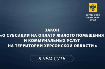 Объясняем суть за 1 минуту: субсидии на оплату жилья и коммунальных услуг в Херсонской области