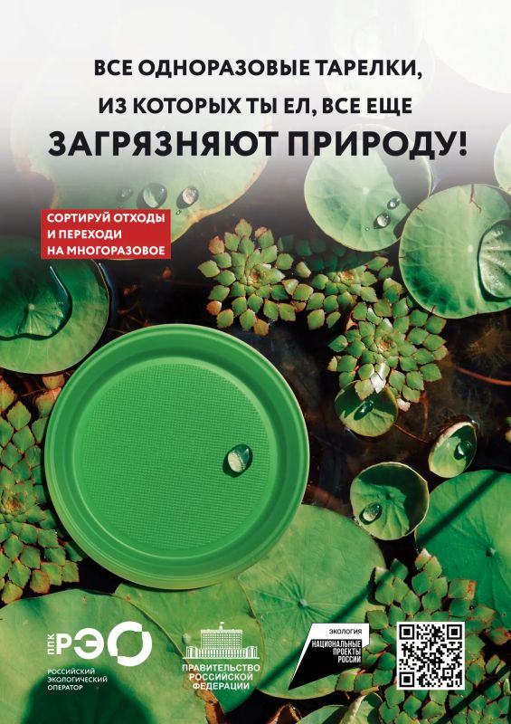 Одноразовая тарелка остаётся в природе на десятилетия