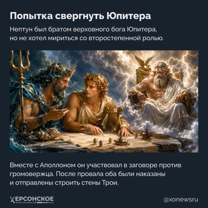 Одного из самых могущественных богов античности когда-то вовсе не считали повелителем морей Одного из самых могущественных богов античности когда-то вовсе не считали повелителем морей
