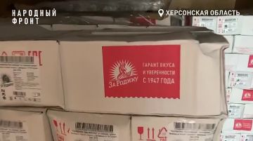 Народный фронт доставил более 2,5 тонны гуманитарной помощи в Херсонскую область