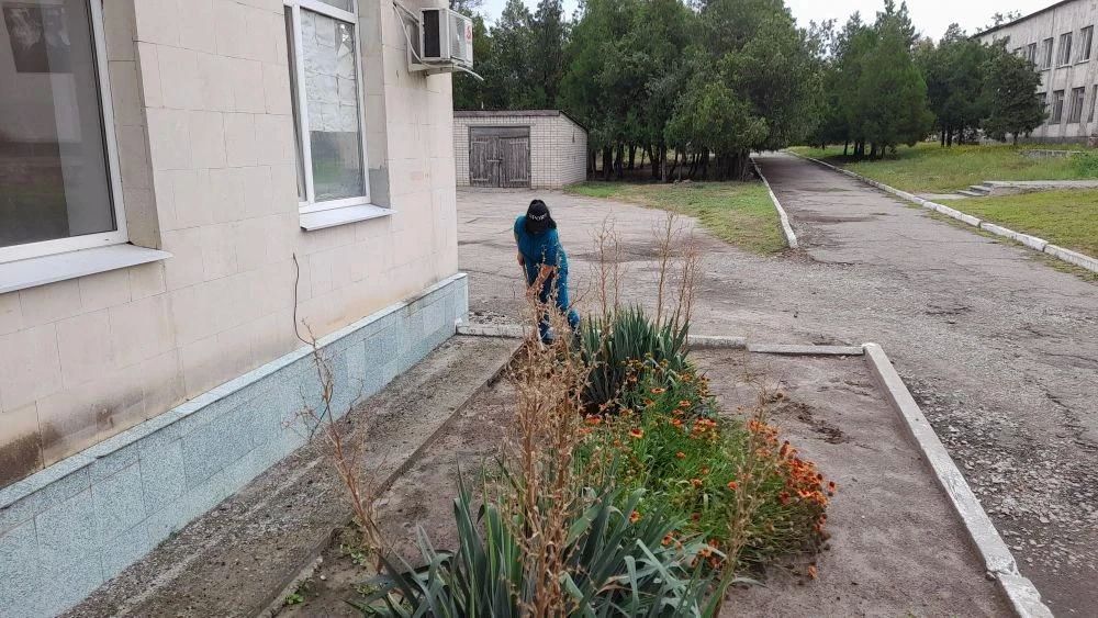 В Новониколаевке Скадовского округа провели плановую уборку В Новониколаевке Скадовского округа провели плановую уборку
