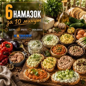 6 намазок, которые легко приготовить всего за 10 минут