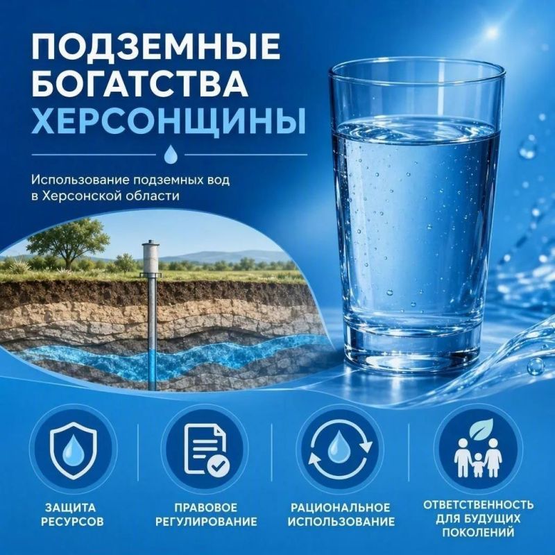 С апреля 2025 года в Херсонской области выдано 78 лицензий на добычу подземных вод