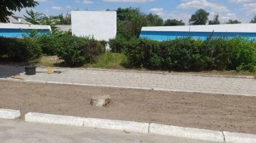 Плановая уборка общественных территорий в Новониколаевке