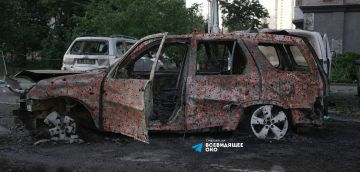 Машина после прилета в Киеве