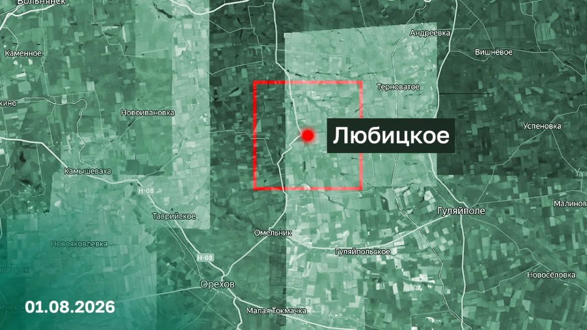 ВС РФ освободили Любицкое в Запорожской области ВС РФ освободили Любицкое в Запорожской области